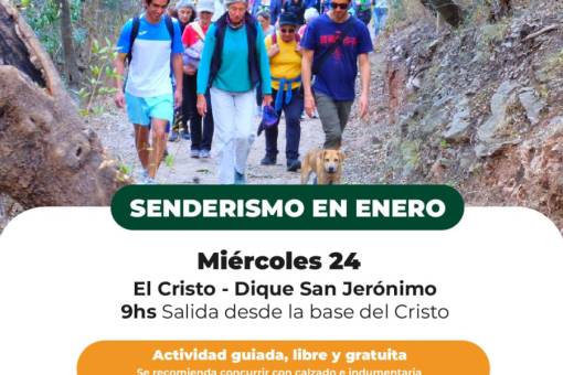 El miercoles 24 te invitamos a una nueva caminata en La Cumbre